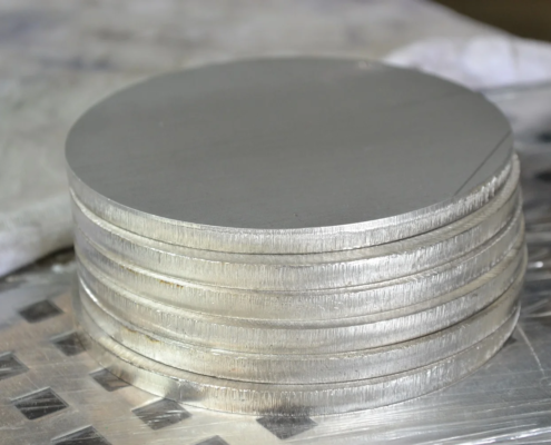 Disco de acero inxoidable cortado en láser