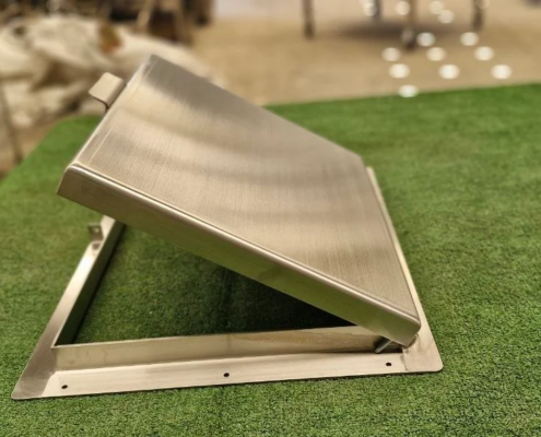 Disco de acero inxoidable cortado en láser