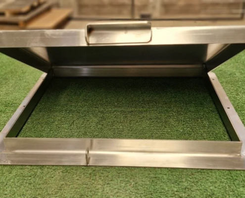 Disco de acero inxoidable cortado