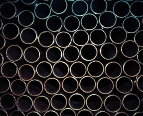 Disco de acero inxoidable cortado